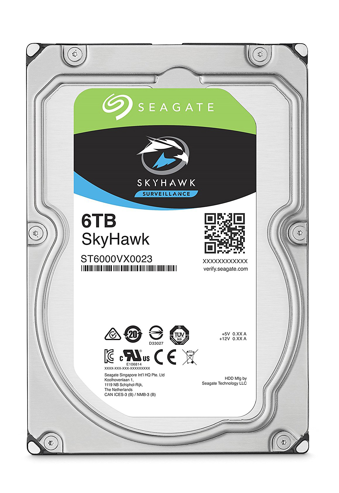 Seagate 6TB SATA 7200RPM 256MB 6GB/S ST6000VX0023